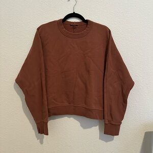 Burnt Orange Crewneck Sweater